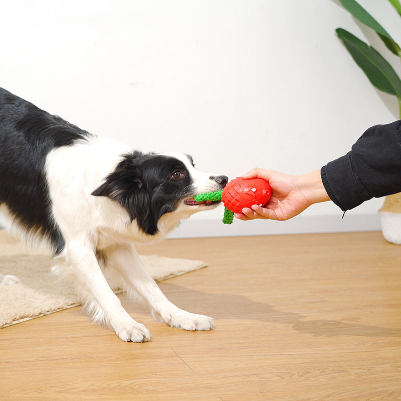 Pet Supplies Dog Toys Rubber Vocalization Interactive Molar Teeth Cleaning Dog Toys