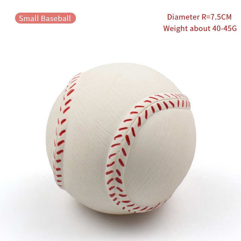 Pet Latex Toy Ball High Elastic Cotton Filled Latex Football For Small Dog Playing Pet Sound Toy Chew Toy Dog Accessories
